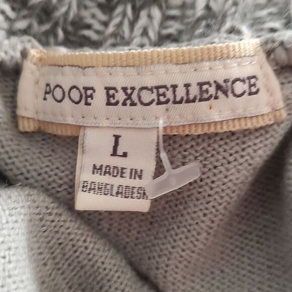 Proof Excellence  gray tunic sweater  Sz L - Picture 6 of 6